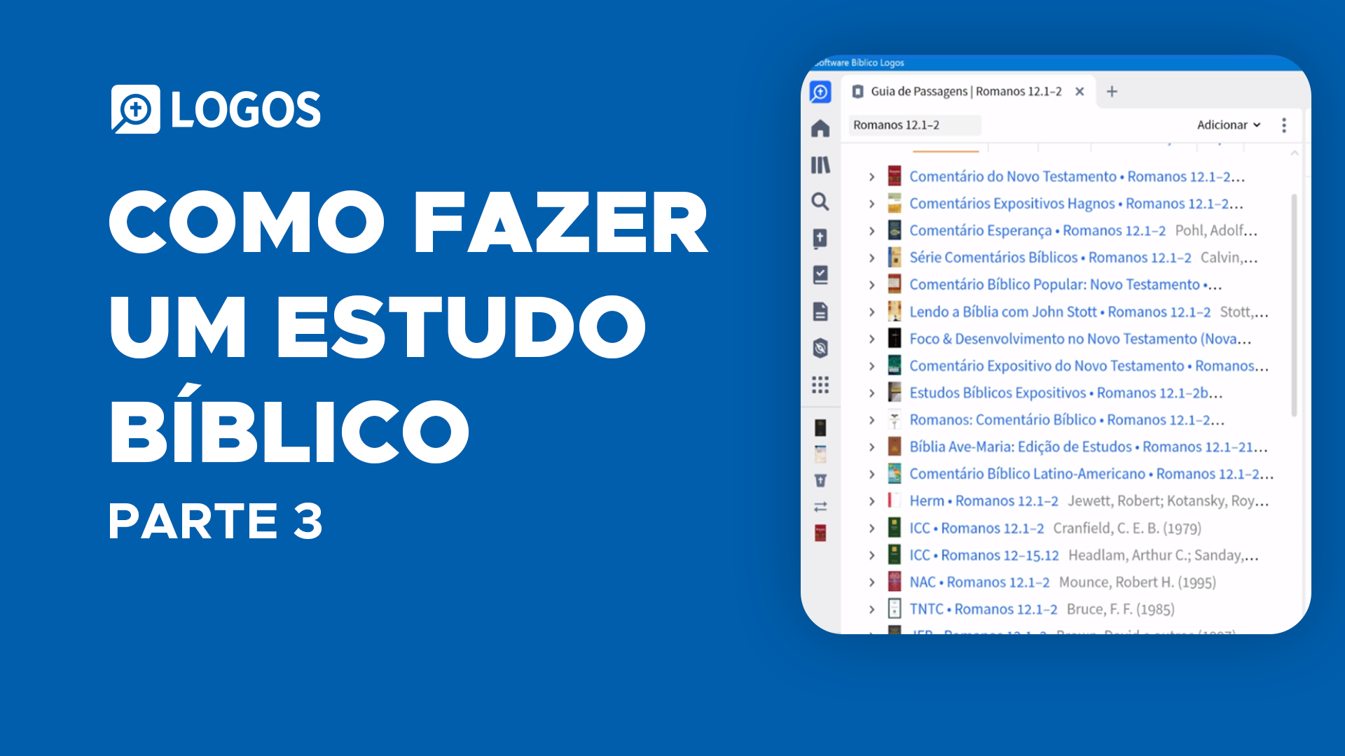 COMO FAZER UM ESTUDO BÍBLICO NO LOGOS 10: PARTE 3 - Blog Software ...