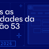 O título, Novidades do Logos: Setembro de 2026 sobre um fundo azul-escuro.