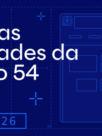 O título “O que há de novo no Logos? Outubro de 2026” em um fundo azul escuro.
